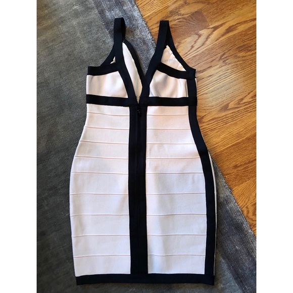 Black/Tan Bandage Dress - Picture 3 of 3